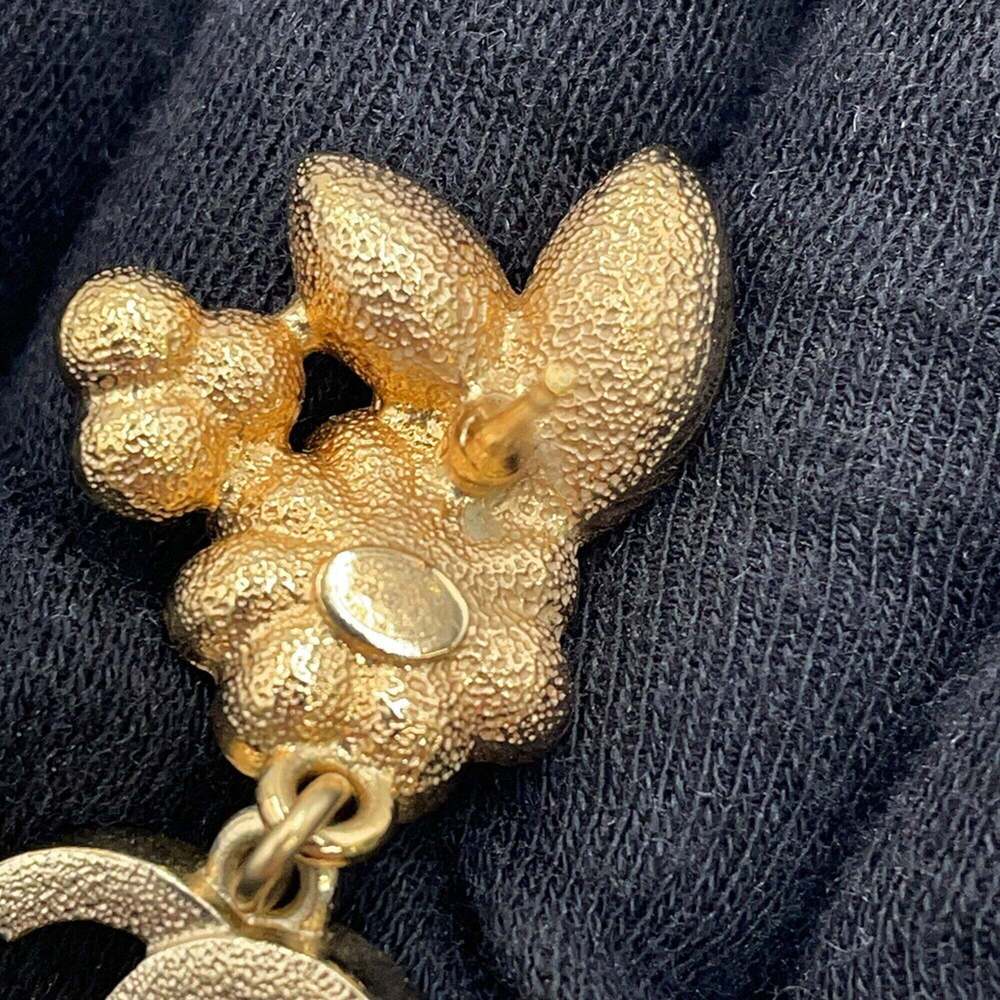 CHANEL Authentic Pearl Logo Earrings - Picture 7 of 10